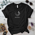 Meditating Loading T Shirt Black Mockup
