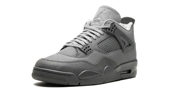 Nike Air Jordan 4 Dark Gray Suede Leather