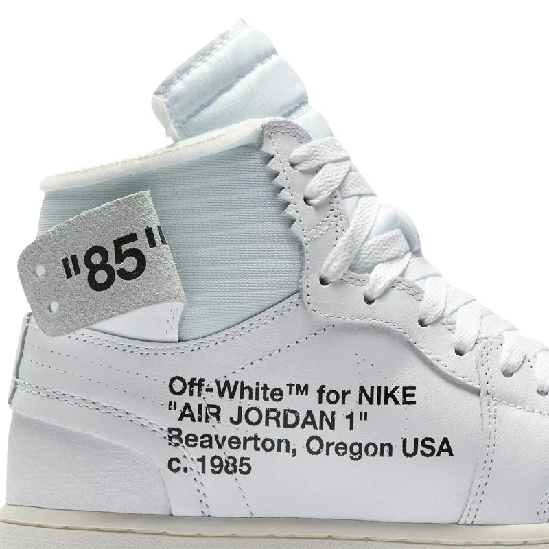 Off-White x Air Jordan 1 Retro White Beige Leather