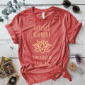 Reached Nirvana T Shirt Coral Silk Mockup