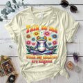 Talk To Me Chakra Frog T Shirt Natural Mockup