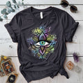 Third Eye Graphic T Shirt Black Mockup