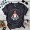 Waldo Find Yourself T Shirt Dark Heather Grey Mockup