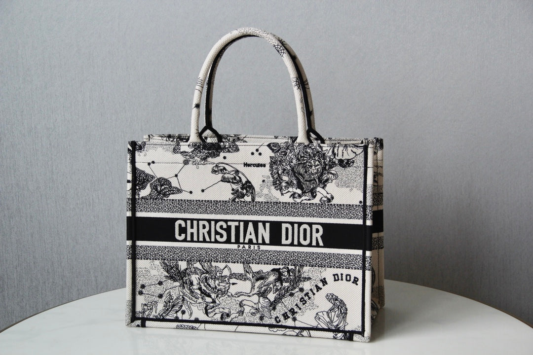 Medium CD Book Tote 36cm Hercules White