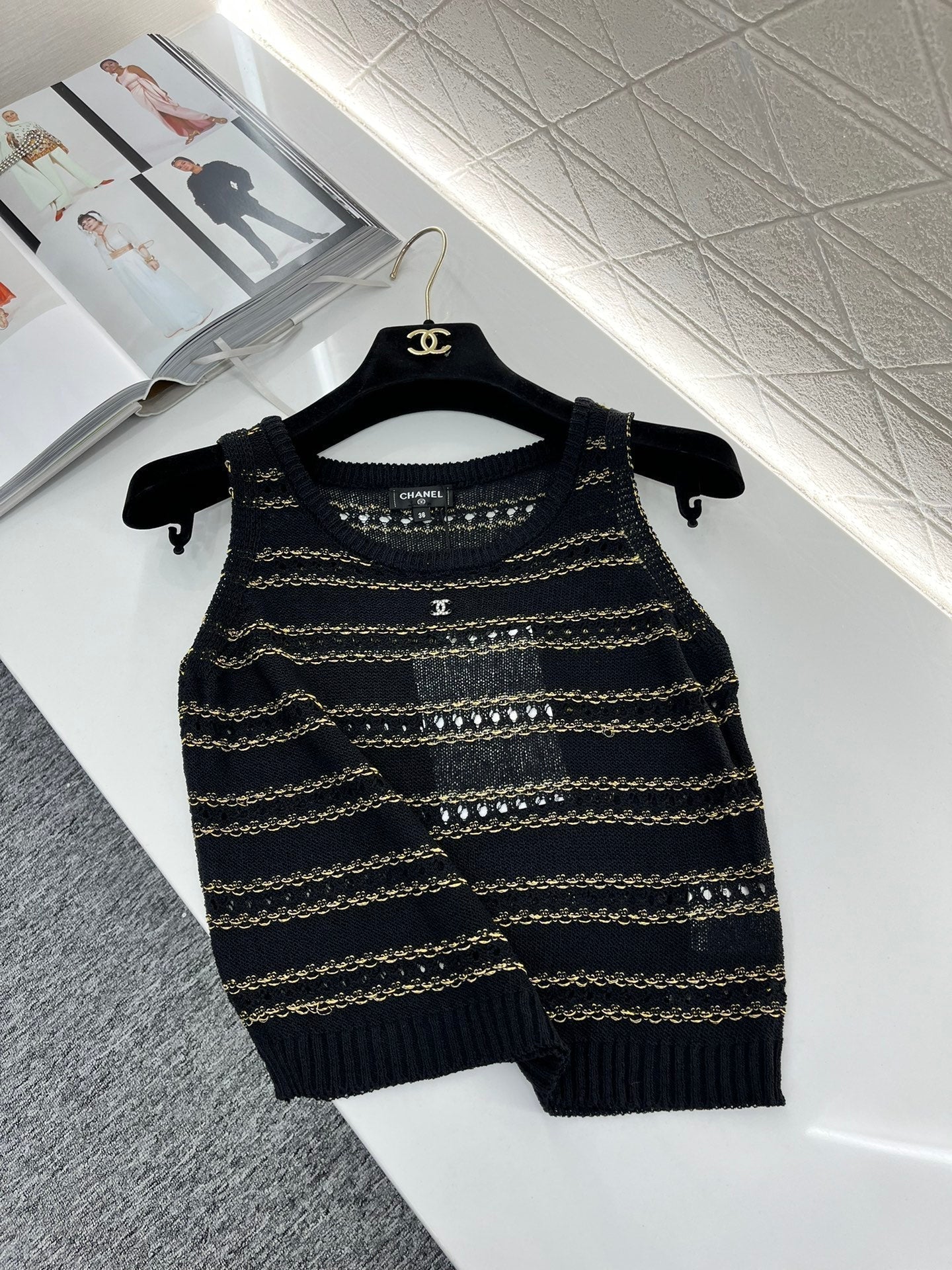 CC Stripe Transparent Tank