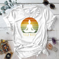 Yoga Mode T Shirt White Mockup